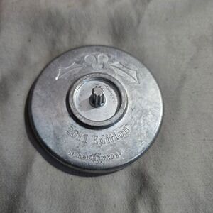 Nordic Ware Cookie Stamp 2011 Silver Gift Tag Holly Christmas Holiday Parts